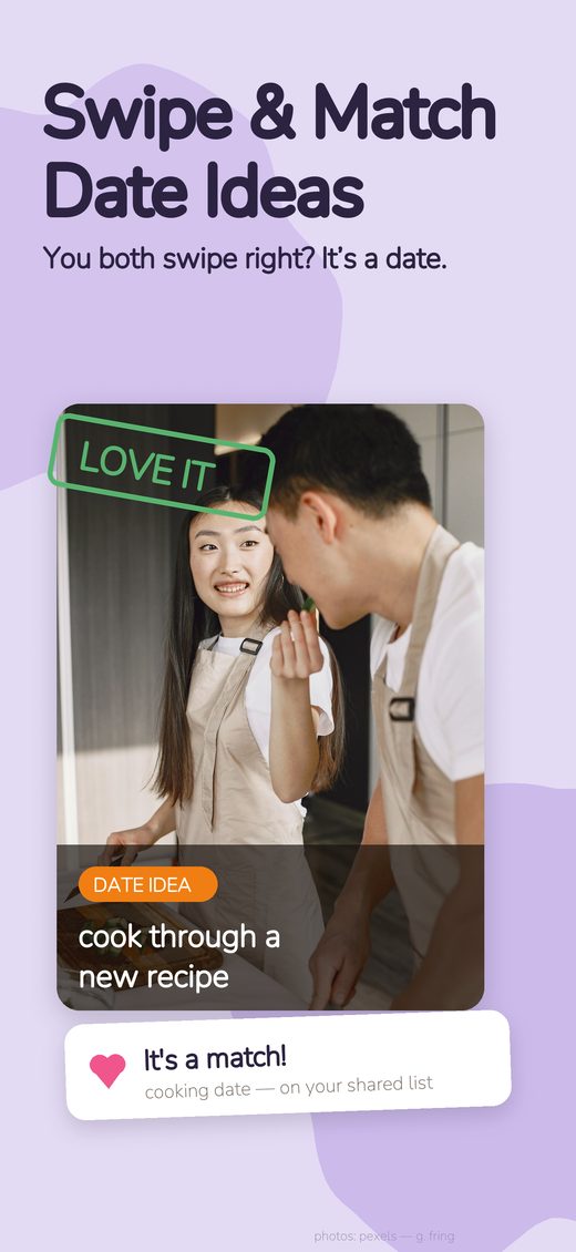 Swipe and match date ideas